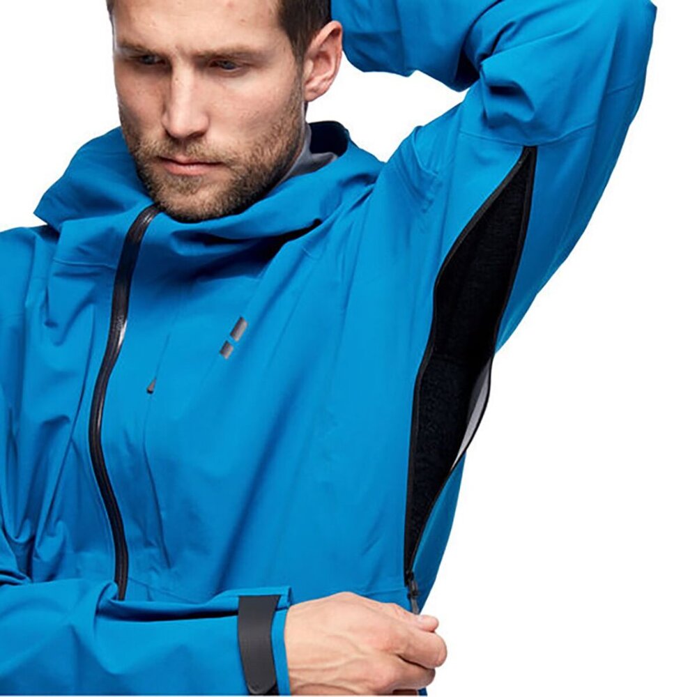 Black Diamond Men’s Recon Stretch Ski Shell – Kingfisher Blue – Size L - Picture 8 of 16